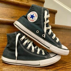 Black converse shoes for kids